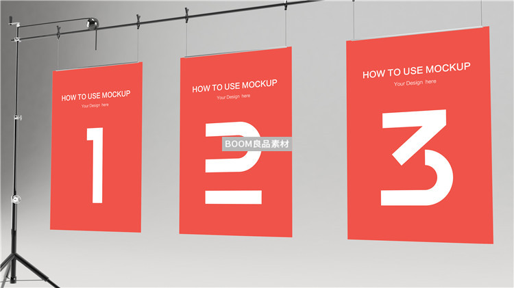 图片[4]-壁挂壁画悬挂海报效果展示海报展示架样机贴图PSD模板PS设计素材-设计猿