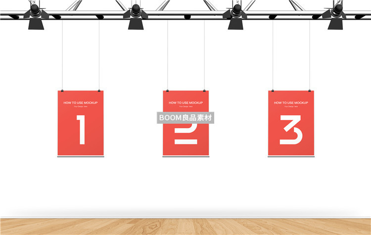 图片[7]-壁挂壁画悬挂海报效果展示海报展示架样机贴图PSD模板PS设计素材-设计猿