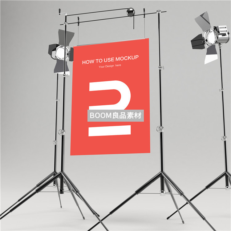 图片[13]-壁挂壁画悬挂海报效果展示海报展示架样机贴图PSD模板PS设计素材-设计猿