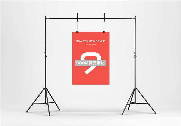 图片[14]-壁挂壁画悬挂海报效果展示海报展示架样机贴图PSD模板PS设计素材-设计猿