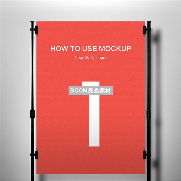 图片[25]-壁挂壁画悬挂海报效果展示海报展示架样机贴图PSD模板PS设计素材-设计猿