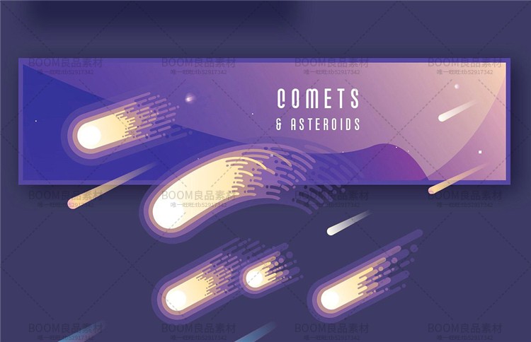 图片[5]-宇宙航空星云银河宇航员手绘渐变科技感背景插画AI矢量设计素材-设计猿