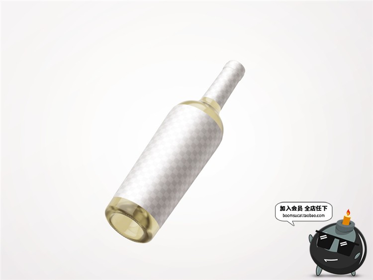 图片[11]-白葡萄酒红酒包装酒瓶玻璃瓶效果图VI样机PSD模板PS设计素材-设计猿