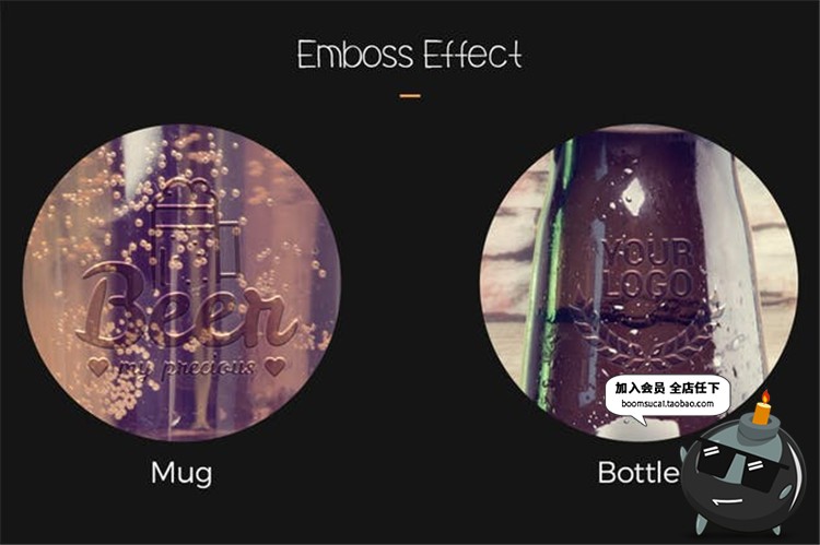 图片[16]-啤酒酒类品牌易拉罐瓶子复古风格包装贴图样机PSD模板PS设计素材-设计猿