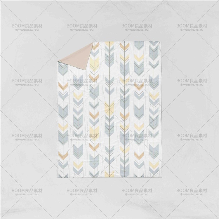 图片[8]-床上用品四件套床单被子枕头抱枕vi智能贴图文创样机PSD模板素材-设计猿