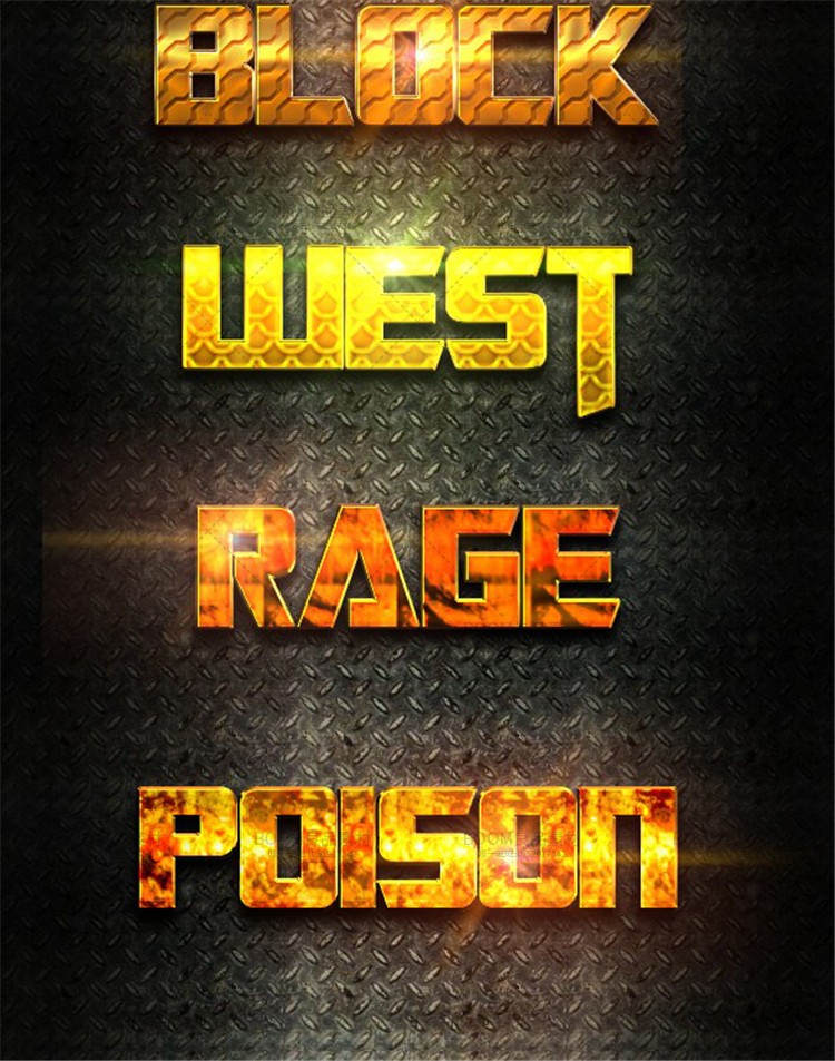 图片[2]-黄金金属黄色金色质感艺术字体样式PS效果特效叠加设计ASL素材-设计猿