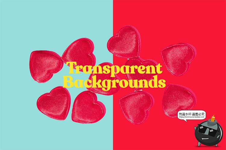 图片[5]-复古情人节玫瑰花爱心恋爱礼物爱情装饰元素剪贴画PNG免抠素材-设计猿