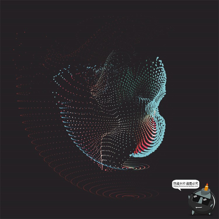 图片[3]-科技科幻风格粒子球体计算背景底纹装饰元素后期合成AI矢量素材-设计猿