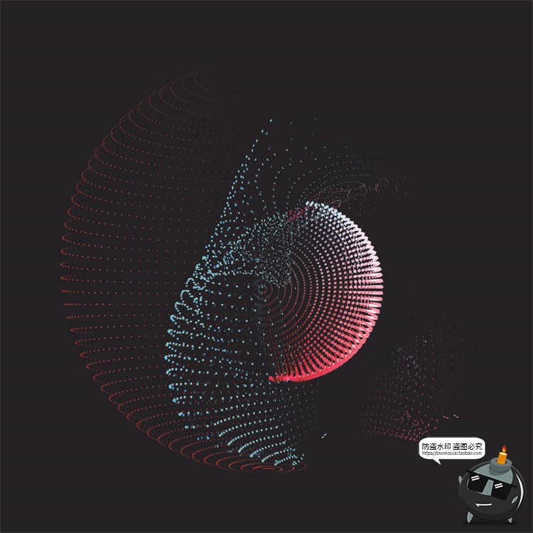 图片[5]-科技科幻风格粒子球体计算背景底纹装饰元素后期合成AI矢量素材-设计猿