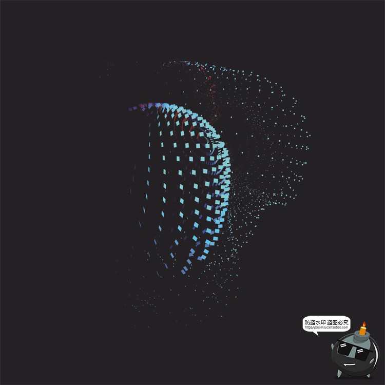 图片[8]-科技科幻风格粒子球体计算背景底纹装饰元素后期合成AI矢量素材-设计猿