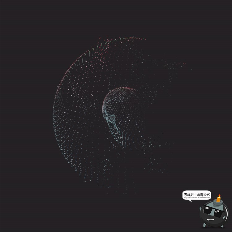 图片[12]-科技科幻风格粒子球体计算背景底纹装饰元素后期合成AI矢量素材-设计猿