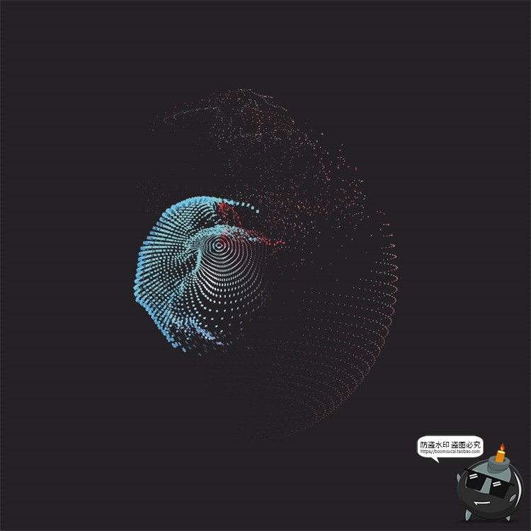 图片[17]-科技科幻风格粒子球体计算背景底纹装饰元素后期合成AI矢量素材-设计猿