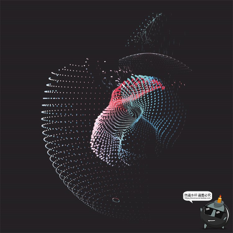 图片[20]-科技科幻风格粒子球体计算背景底纹装饰元素后期合成AI矢量素材-设计猿