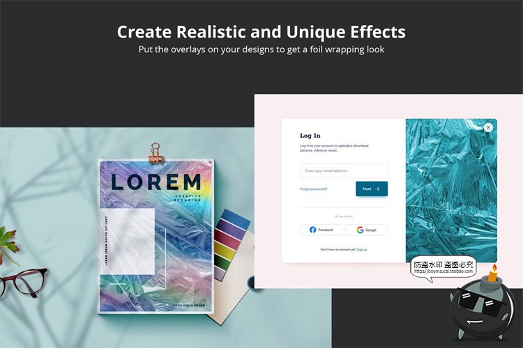 图片[3]-塑料箔薄膜折射褶皱材质底纹纹理图案JPG图片背景后期合成素材-设计猿