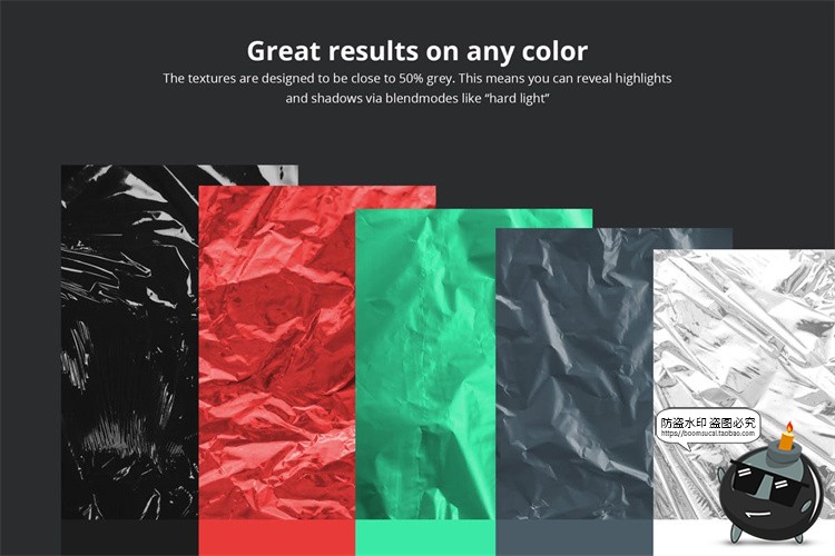 图片[4]-塑料箔薄膜折射褶皱材质底纹纹理图案JPG图片背景后期合成素材-设计猿