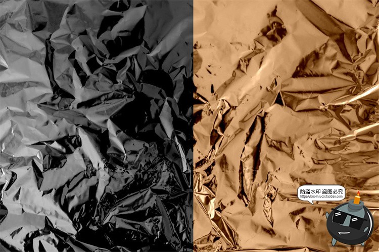 图片[5]-塑料箔薄膜折射褶皱材质底纹纹理图案JPG图片背景后期合成素材-设计猿