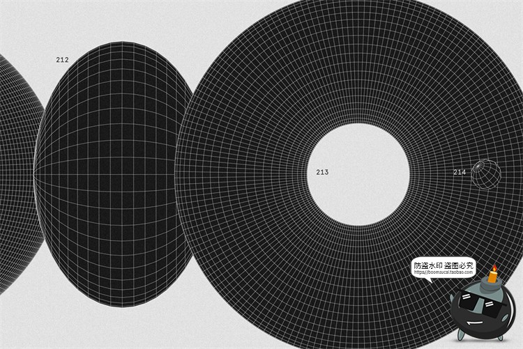 图片[30]-抽象3D立体几何线框艺术图形海报后期装饰元素主视觉AI矢量素材-设计猿