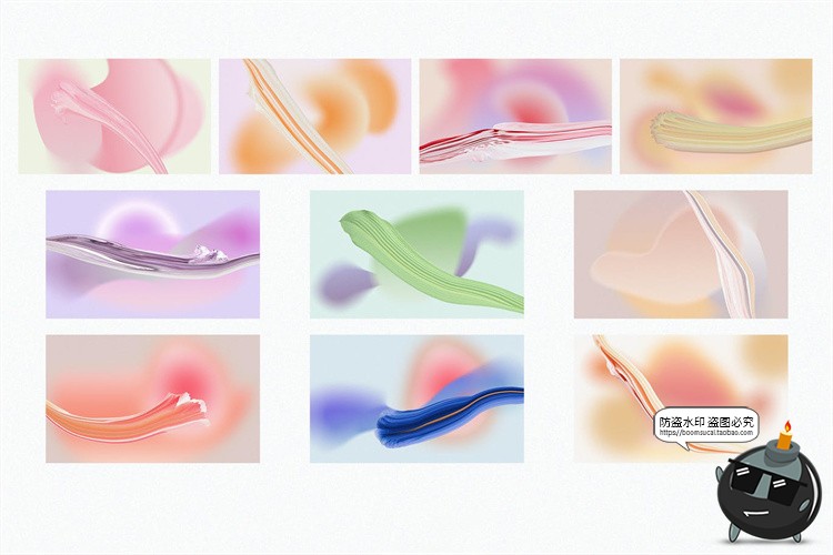 图片[10]-清新优雅颗粒感渐变背景底纹纹理包装图案合成JPG图片PNG元素素材-设计猿