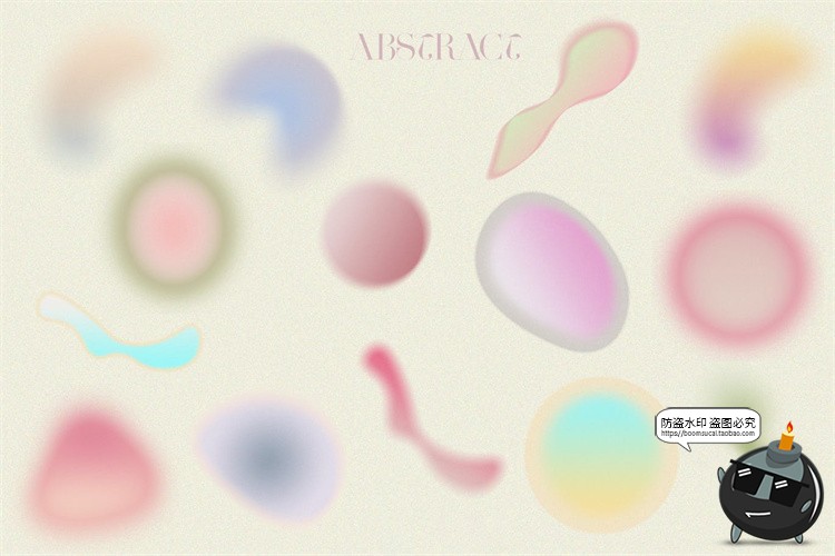 图片[11]-清新优雅颗粒感渐变背景底纹纹理包装图案合成JPG图片PNG元素素材-设计猿