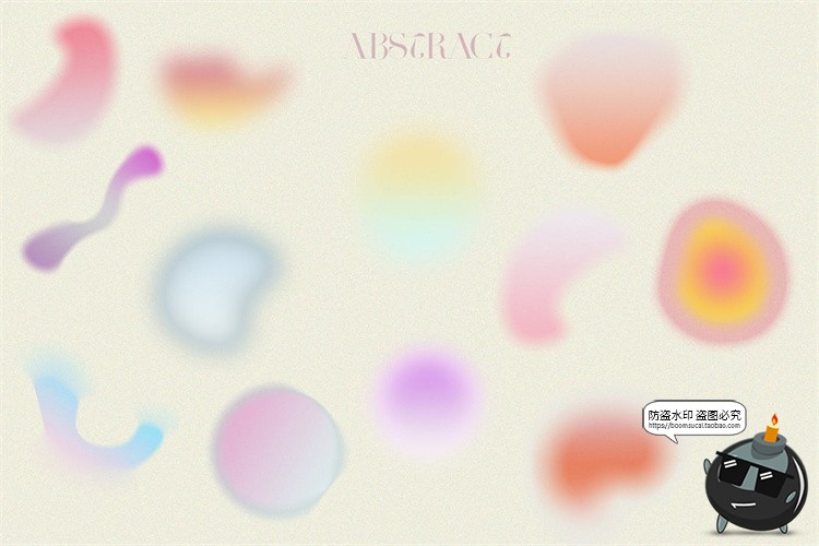 图片[13]-清新优雅颗粒感渐变背景底纹纹理包装图案合成JPG图片PNG元素素材-设计猿