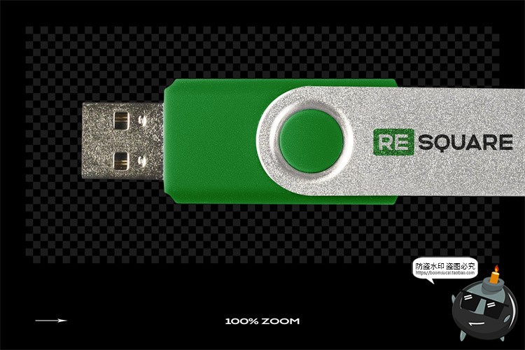 图片[5]-复古异形U盘存储闪存驱动器物件包装贴图装饰样机PSD模板PS素材-设计猿