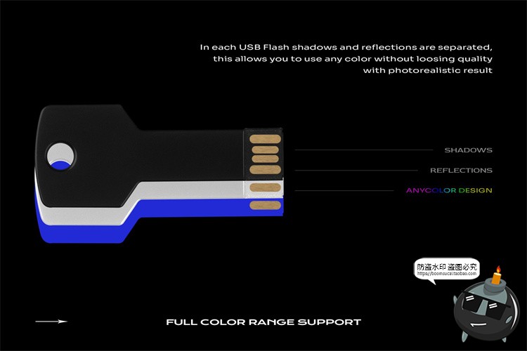 图片[6]-复古异形U盘存储闪存驱动器物件包装贴图装饰样机PSD模板PS素材-设计猿