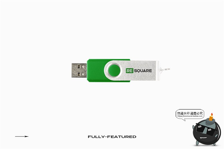 图片[15]-复古异形U盘存储闪存驱动器物件包装贴图装饰样机PSD模板PS素材-设计猿