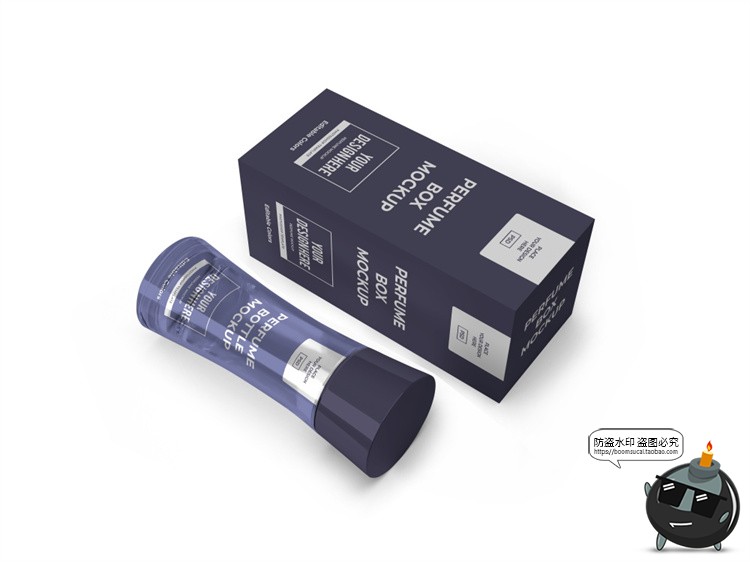 图片[6]-深灰色男士香水玻璃包装PSD模板智能贴图效果展示样机mockups素材-设计猿