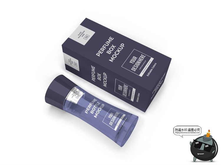图片[7]-深灰色男士香水玻璃包装PSD模板智能贴图效果展示样机mockups素材-设计猿