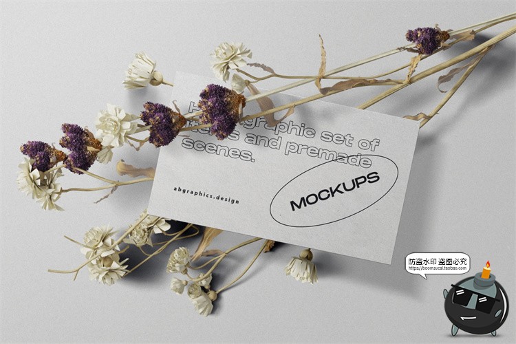 图片[15]-北欧风正视角场景文艺小清新潮品牌VI包装场景PSD模板样机PS素材-设计猿