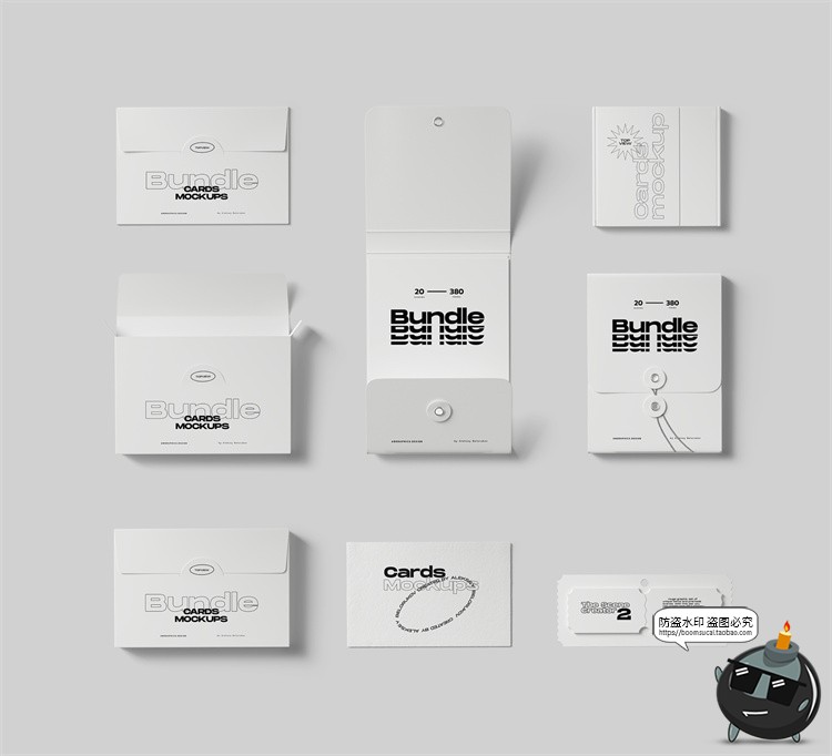图片[25]-北欧风正视角场景文艺小清新潮品牌VI包装场景PSD模板样机PS素材-设计猿