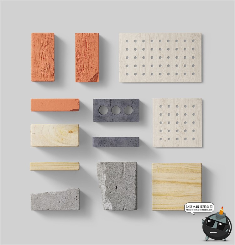 图片[39]-北欧风正视角场景文艺小清新潮品牌VI包装场景PSD模板样机PS素材-设计猿