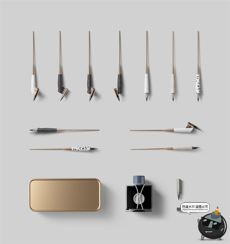 图片[43]-北欧风正视角场景文艺小清新潮品牌VI包装场景PSD模板样机PS素材-设计猿