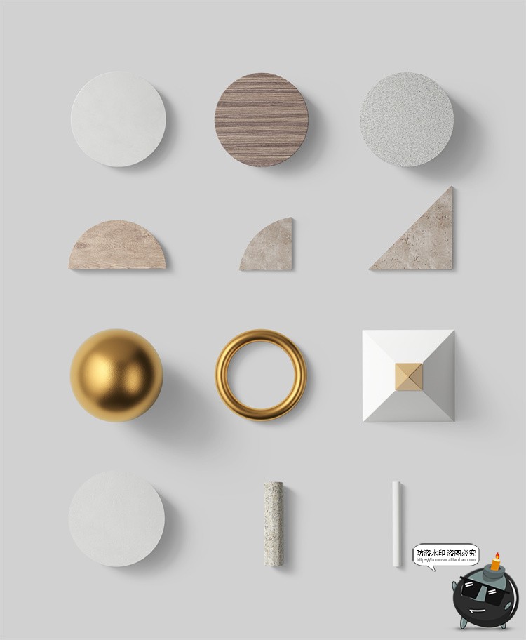 图片[44]-北欧风正视角场景文艺小清新潮品牌VI包装场景PSD模板样机PS素材-设计猿