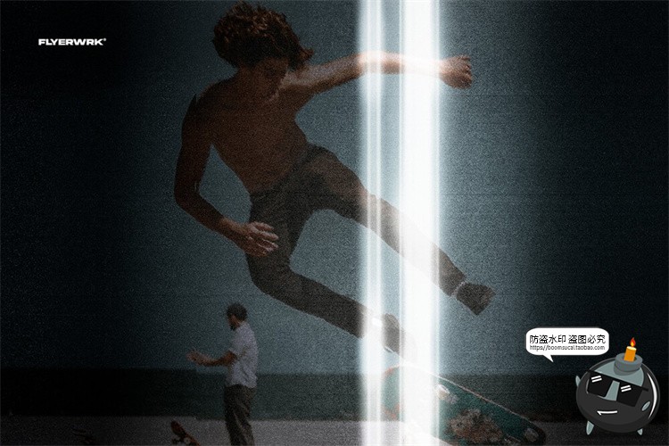 图片[7]-复印扫描影印纹理曝光油墨效果PSD模板JPG图片后期合成叠加素材-设计猿