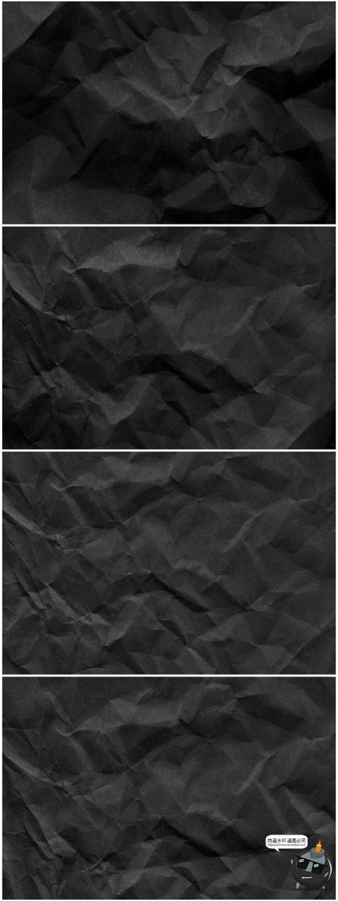 图片[4]-55张8K分辨率褶皱黑纸折痕损坏废旧黑色纸张纹理背景JPG图片素材-设计猿