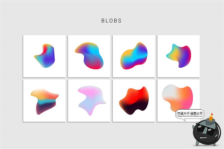 图片[3]-渐变形状抽象艺术颗粒噪点装饰纹理底纹背景AI矢量PNG免抠素材-设计猿