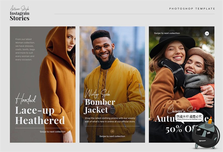 图片[2]-时尚简约英文排列海报图文照片文案排版版式参考PSD模板PS素材-设计猿