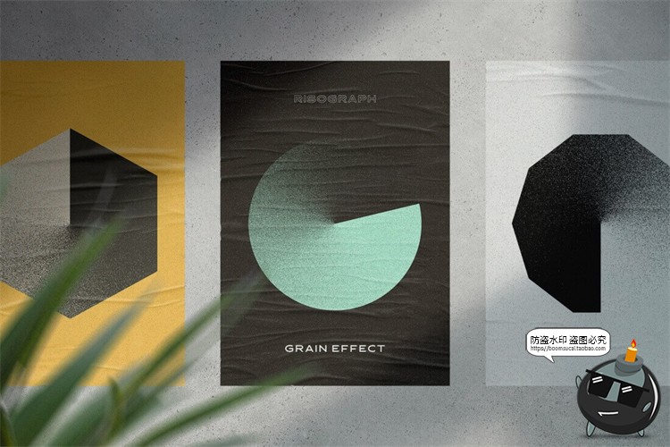 图片[4]-复古做旧粗糙噪点滤镜颗粒效果渐变纹理特效样机PSD模板PS素材-设计猿