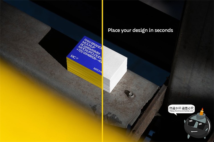 图片[2]-潮流商务名片卡片宣传vi光影阴影场景智能贴图样机PSD模板PS素材-设计猿