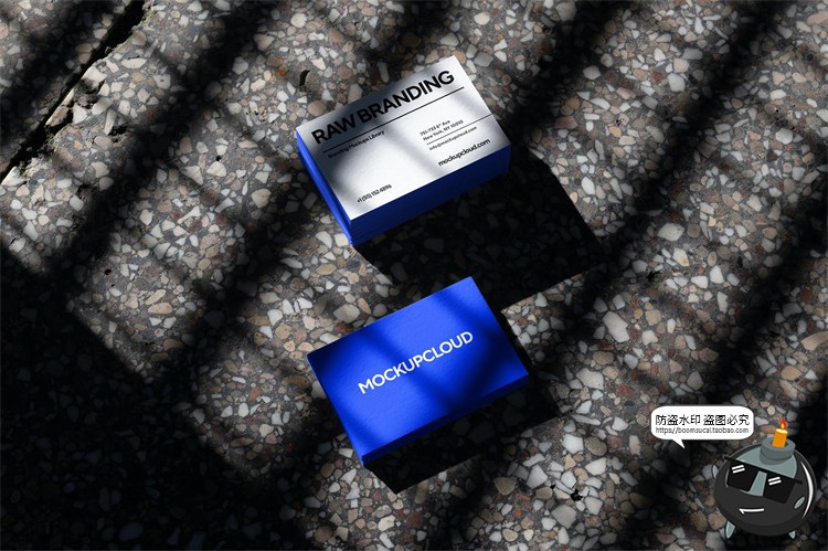 图片[3]-潮流商务名片卡片宣传vi光影阴影场景智能贴图样机PSD模板PS素材-设计猿