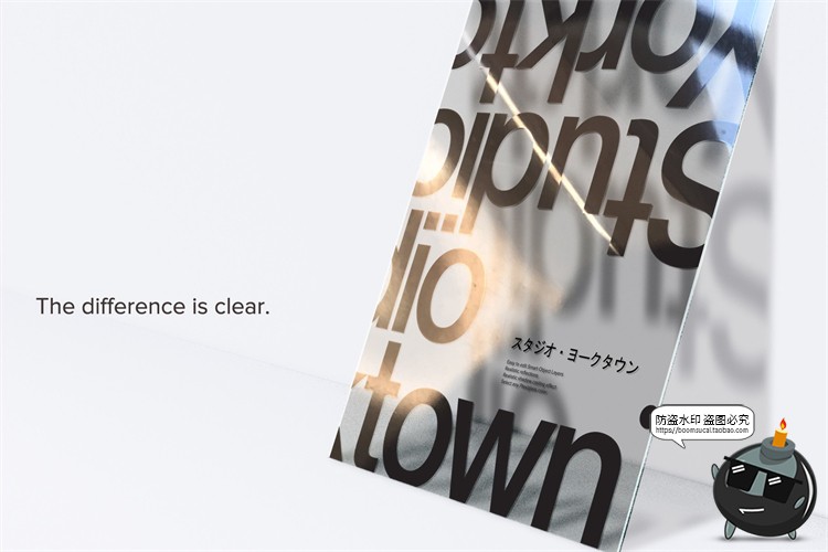 图片[4]-亚克力高透板透明玻璃塑料板智能贴图mockups样机PSD模板PS素材-设计猿