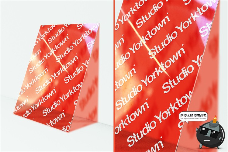 图片[5]-亚克力高透板透明玻璃塑料板智能贴图mockups样机PSD模板PS素材-设计猿