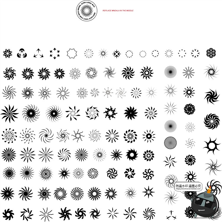 图片[5]-HUD像素化科技现代科幻未来赛博朋克图标图形AI矢量PNG免抠图素材-设计猿