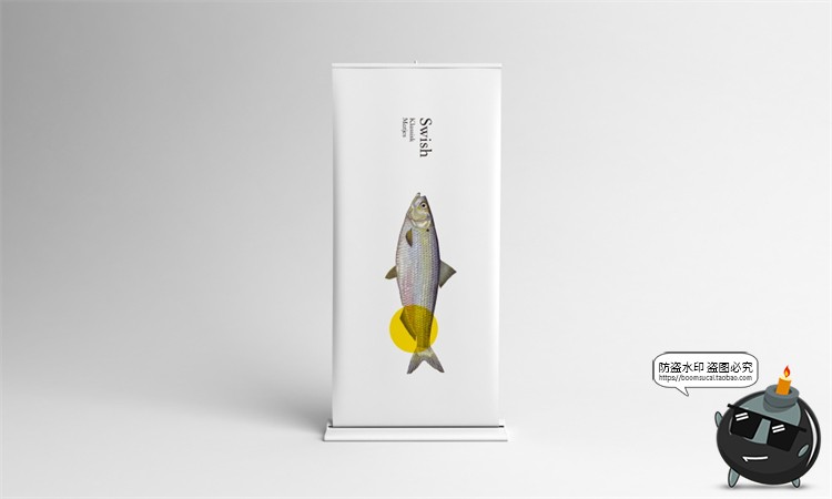 图片[18]-海鲜餐饮美食VI提案衍生周边产品品牌智能贴图样机PSD模板PS素材-设计猿