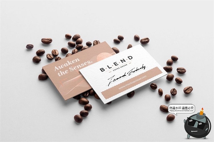 图片[16]-咖啡品牌VI提案杯子咖啡豆茶壶展示场景智能贴图样机PSD模板素材-设计猿