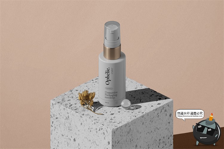 图片[6]-化妆品护肤品美妆包装盒石头名片卡片样机场景元素PSD模板PS素材-设计猿