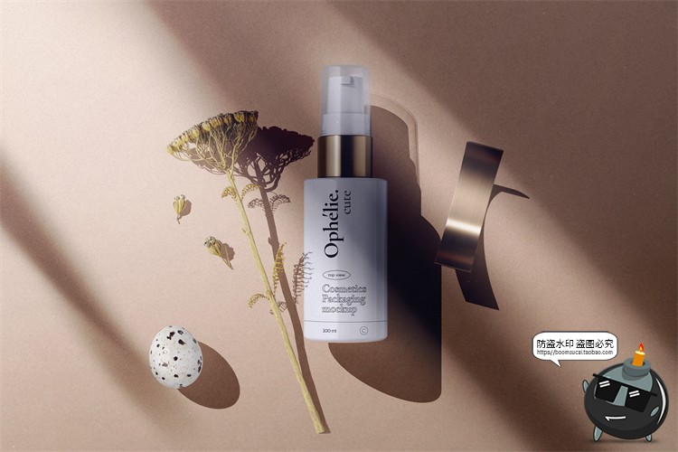 图片[7]-化妆品护肤品美妆包装盒石头名片卡片样机场景元素PSD模板PS素材-设计猿