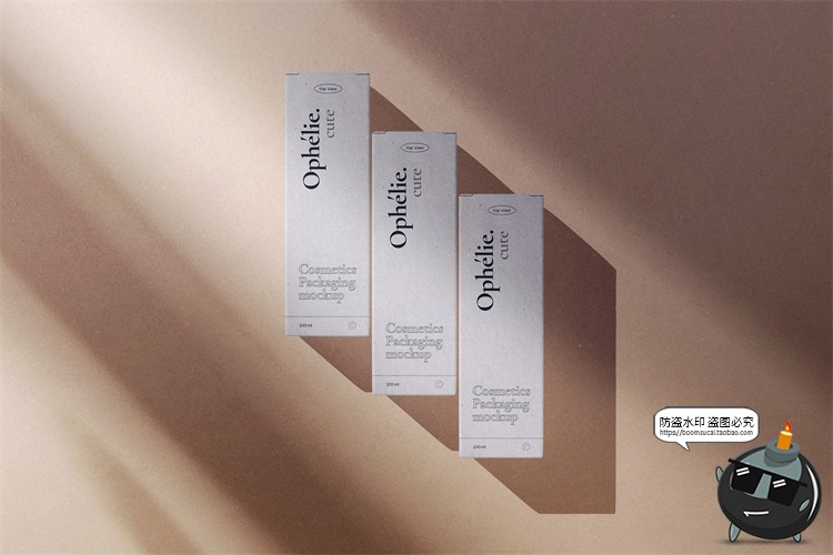 图片[11]-化妆品护肤品美妆包装盒石头名片卡片样机场景元素PSD模板PS素材-设计猿