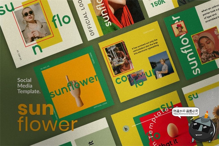 图片[6]-新复古极简优雅媒体品牌营销图文排版宣传海报PSD模板PS素材-设计猿